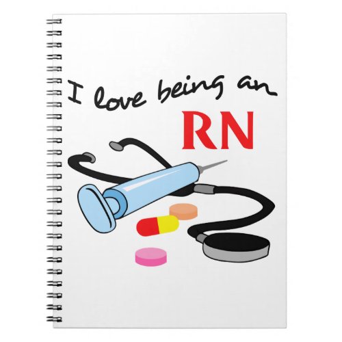 RN Registered Nurse Notebook