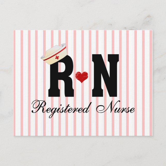 RN Registered Nurse Postcard (Front)