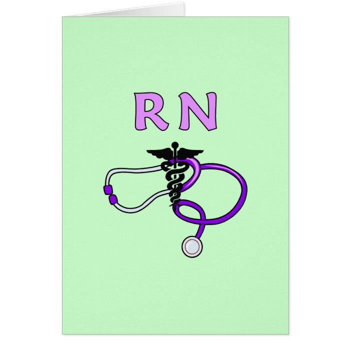 RN Stethoscope Cards