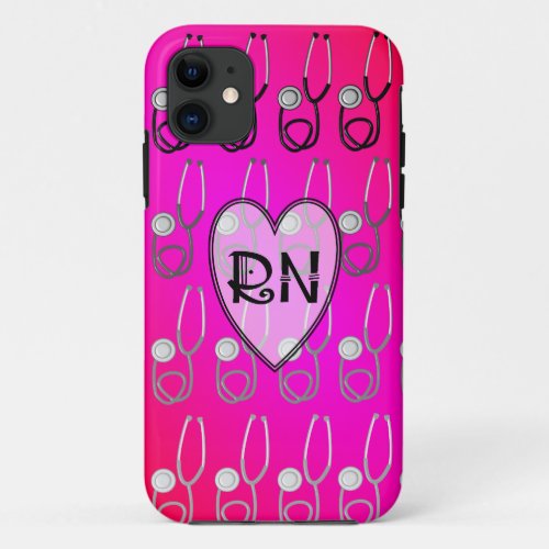 RN Stethoscope Design iPhone 11 Case