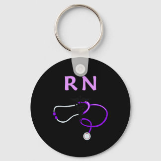 RN Stethoscope Keychain