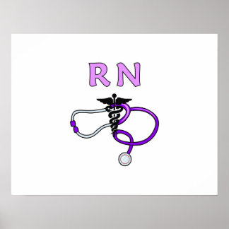 RN Stethoscope Poster