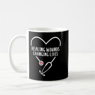 RN Wound Care Nurse Healing Wounds Changing Lives Coffee Mug