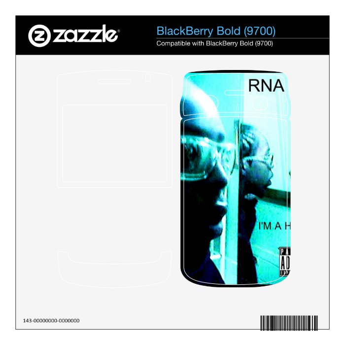 RNA "I'm a Hustla" BlackBerry Bold (9700) BlackBerry Skin