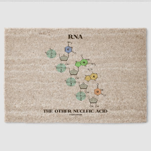 RNA The Other Nucleic Acid Chemical Structure Fiber Doormat