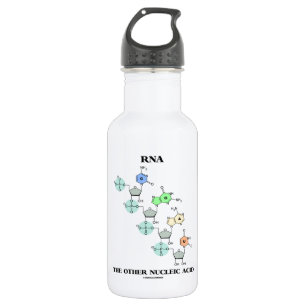 RNA The Other Nucleic Acid (Chemical Structure) Stainless Steel Water Bottle