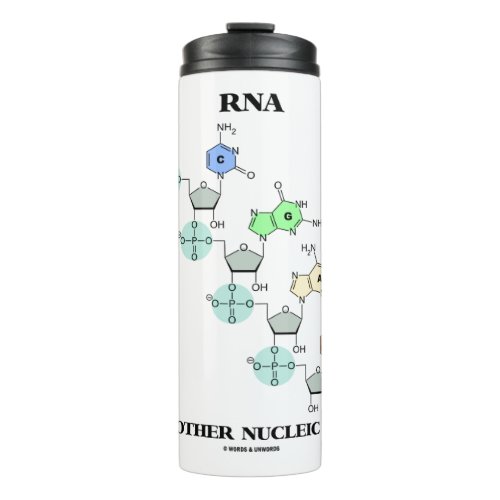 RNA The Other Nucleic Acid Chemical Structure Thermal Tumbler
