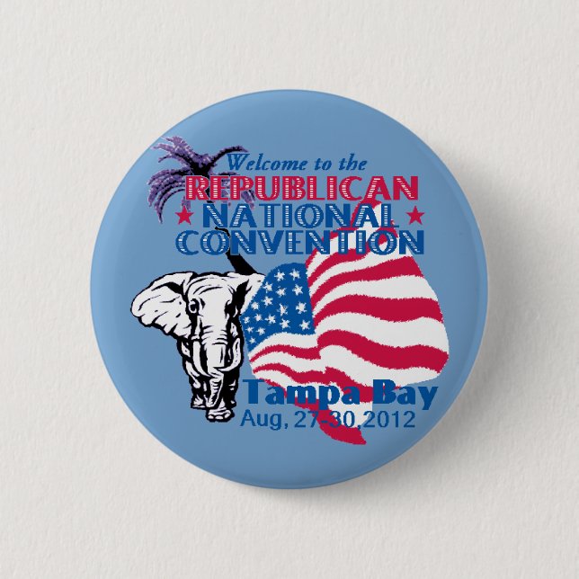 RNC Convention Pinback Button (Front)
