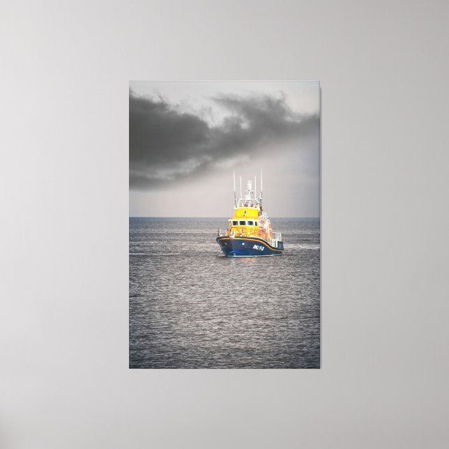 RNLI Lifeboat Canvas Print (Front)