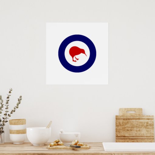 Rnzaf roundel, New Zealand Poster | Zazzle