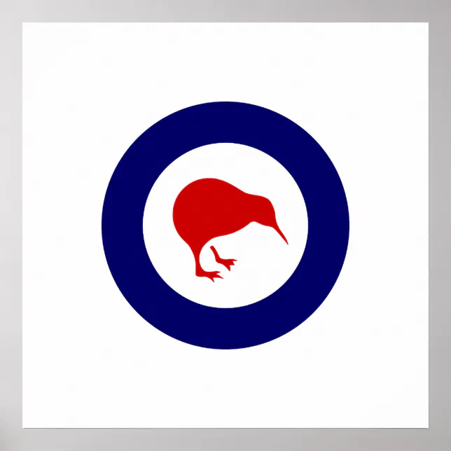 Rnzaf roundel, New Zealand Poster | Zazzle