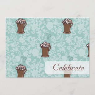 Ro-Cocoa, 5"x7" invitation
