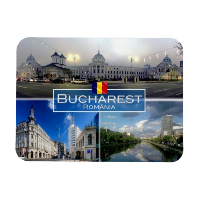 RO Romania - Bucharest - Bucaresti - Magnet (Horizontal)