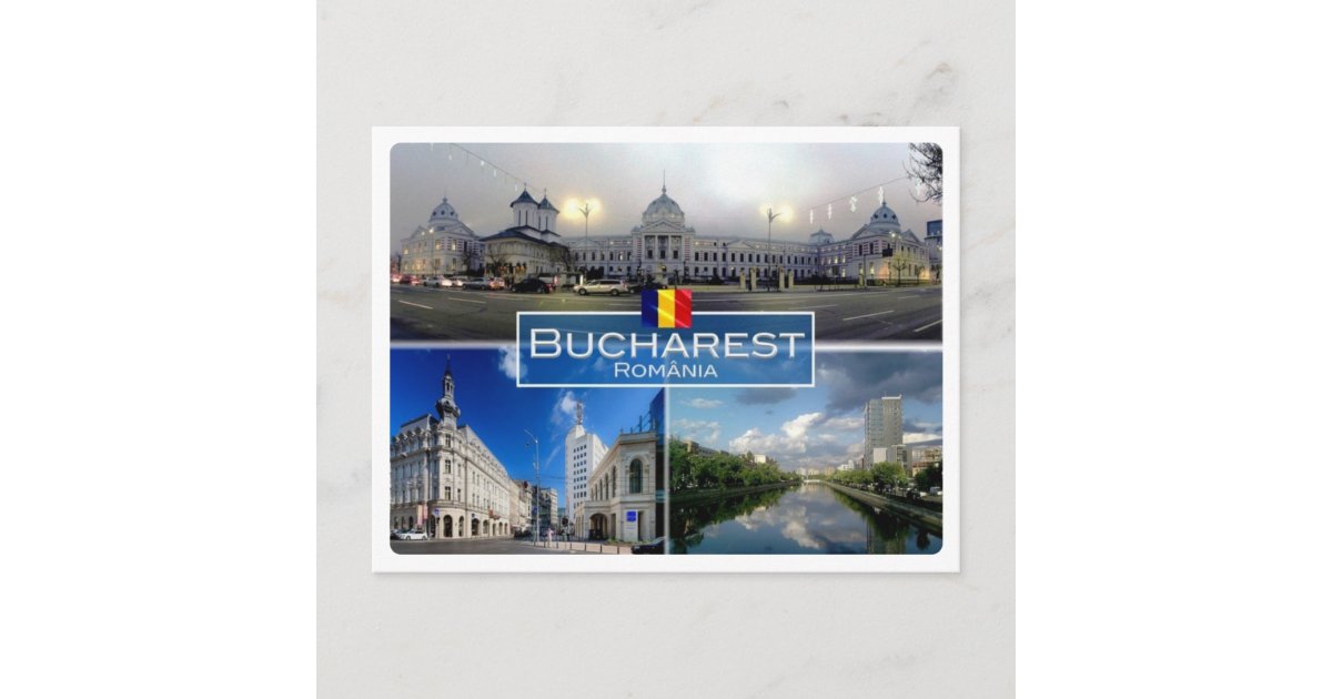 Romania carte postala Masivul Postavaru vedere Muntii Bucegi peisaj de