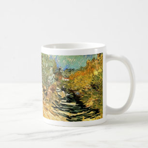 Road at St Remy with Figure by Vincent van Gogh Coffee Mug