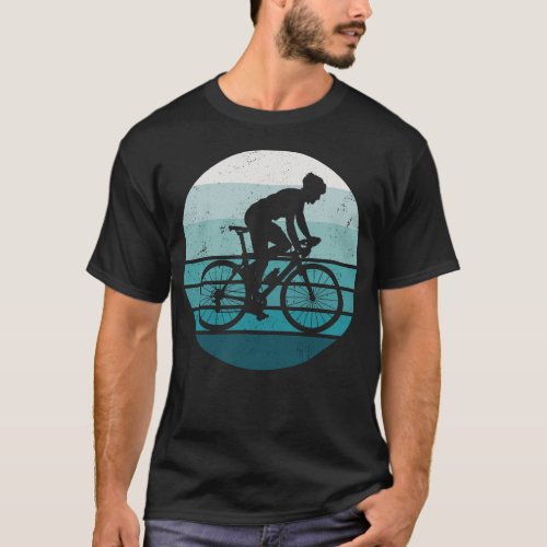 Road Bike Biking Cycling Road Bike Retro Retro T_Shirt