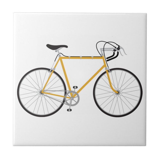 Road Bike Ceramic Tile (Front)