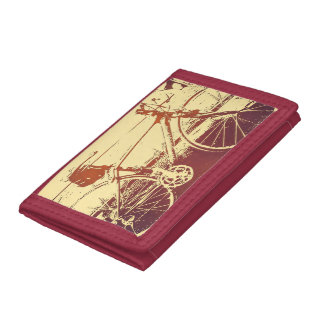 Road bike. Cycle time. Tote Bag Tri-fold Wallet