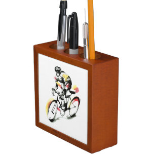 Road bike desk organizer