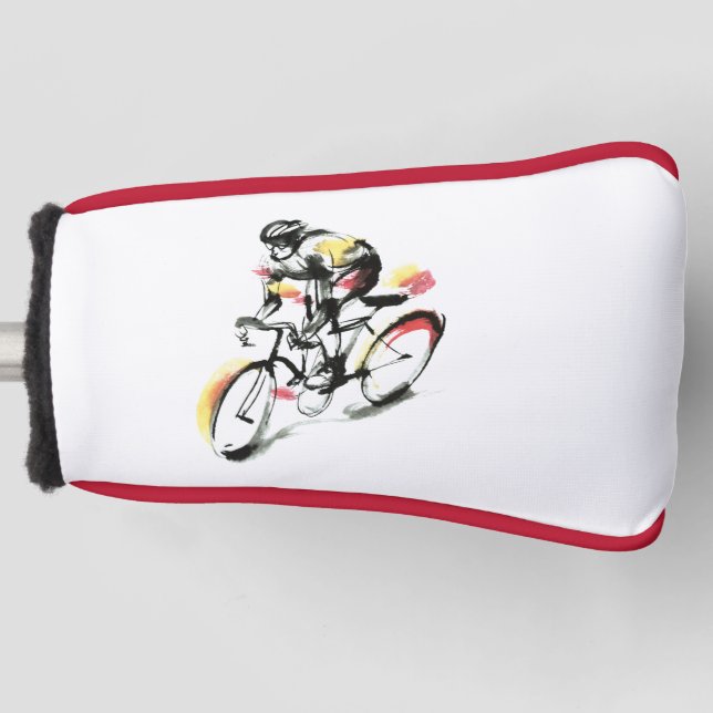 Road bike golf head cover (Front)