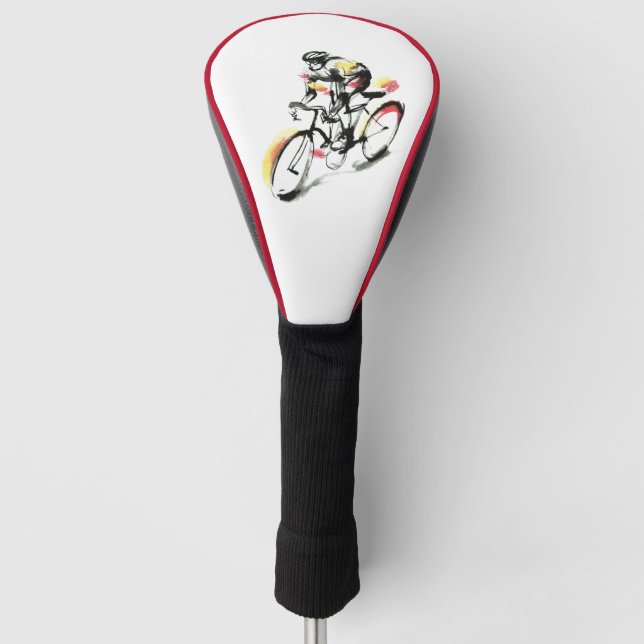 Road bike golf head cover (Front)
