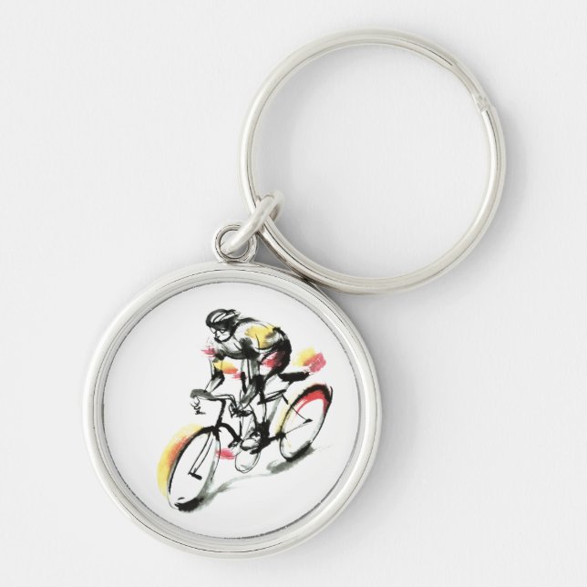 Road bike keychain (Front)
