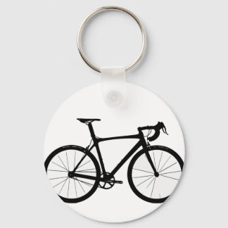 Road Bike Logo Keychain