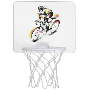 Road bike mini basketball hoop