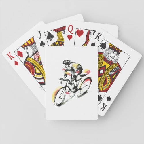 Road bike playing cards