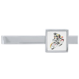 Road bike silver finish tie bar