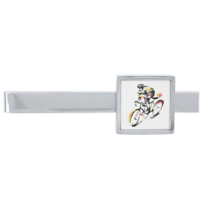Road bike silver finish tie bar (Front)