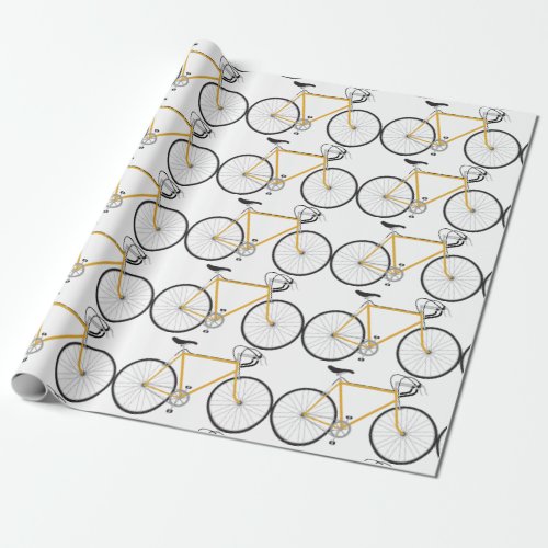 Road Bike Wrapping Paper