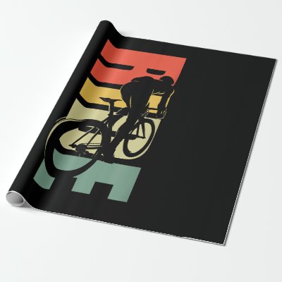 Road Biking Bicycle Cycling Wrapping Paper