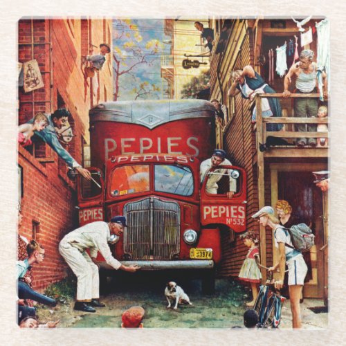 Road Block by Norman Rockwell