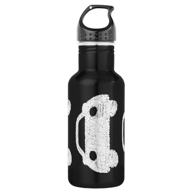 Road Car Stainless Steel Water Bottle (Front)