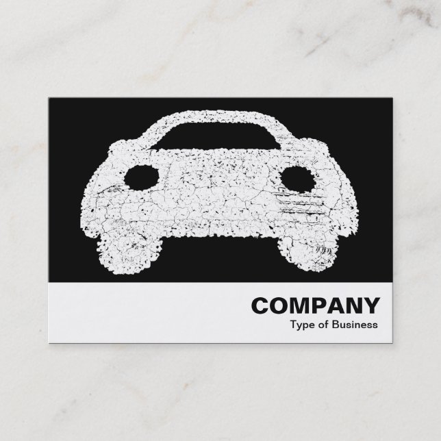 Road Car Symbol Business Card (Front)