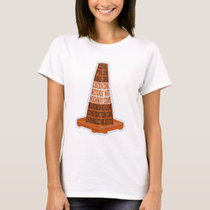 Road Cone Orange Taraffic cone T-Shirt
