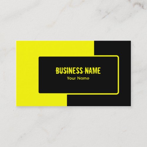 Road Construction Business Card Template