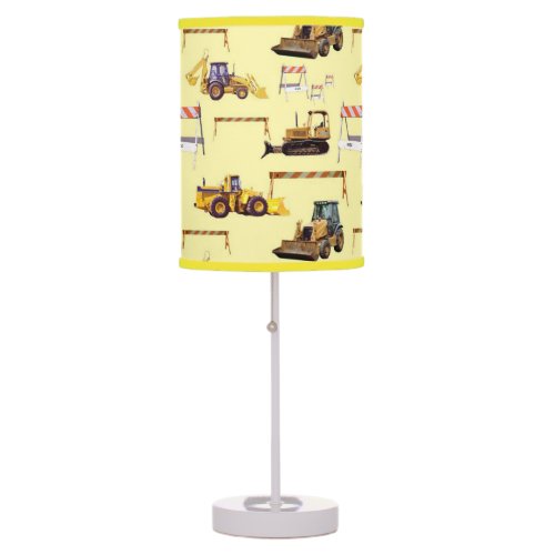Road Construction Equipment Table Lamp
