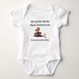 Road Construction Worker Baby Bodysuit