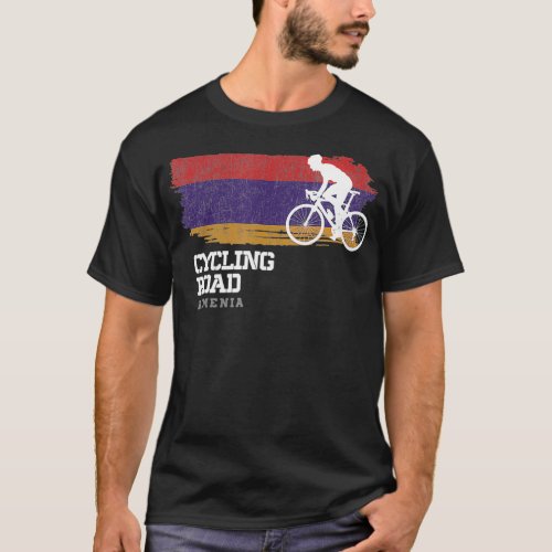 Road Cycling Armenia Road Bike Speed Bicycle dog o T_Shirt