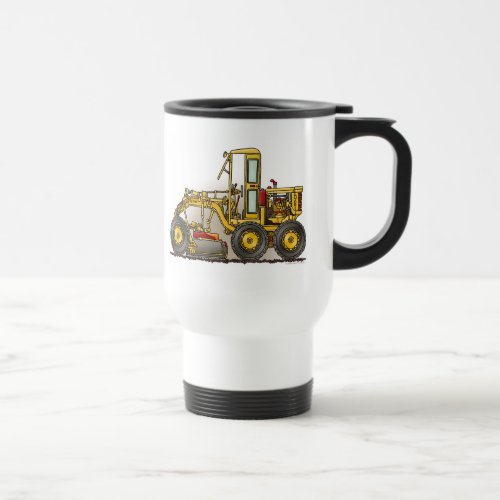 Road Grader Construction Travel Mug