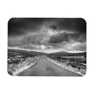 Road in Rainstorm Magnet