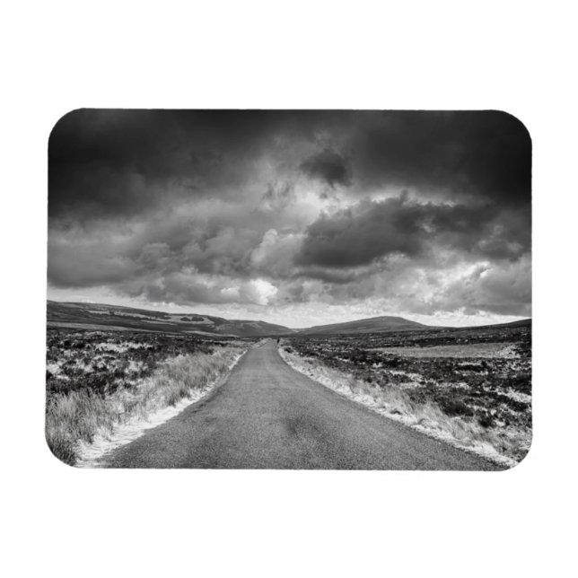 Road in Rainstorm Magnet (Horizontal)