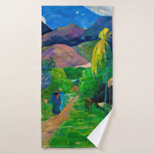 Road in Tahiti, Gauguin Bath Towel