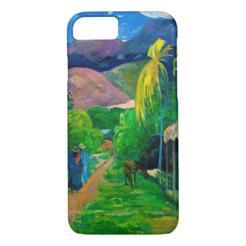 Road in Tahiti Gauguin iPhone 87 Case