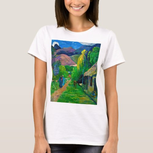 Road in Tahiti Gauguin T_Shirt