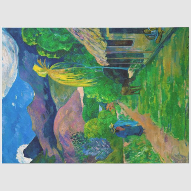 Road in Tahiti, Gauguin Tissue Paper (Front)