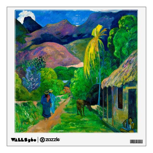 Road in Tahiti Gauguin Wall Decal