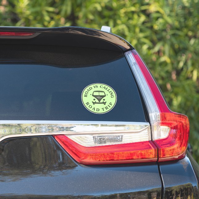 Road is calling Road trip Sticker (Car Side)